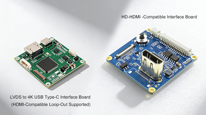 LVDS to 4K USB Type-C Video Capture Board and HD-HDMI Interface board