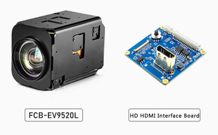 fcb-ev9520l and HD HDMI interface board