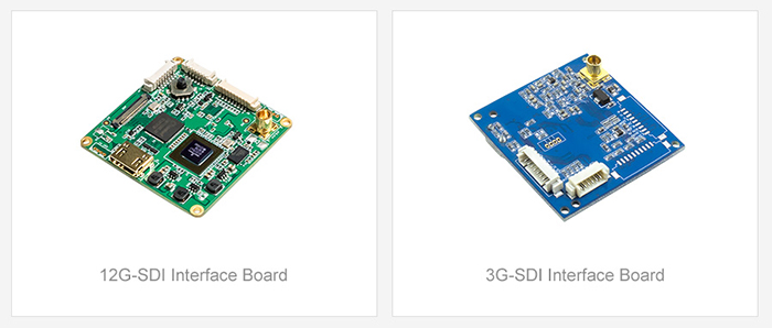 3G-SDI interface board and 12G-SDI interface board
