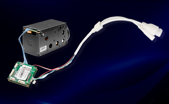 FCB-EV9500M connects to the MIPI to IP interface board
