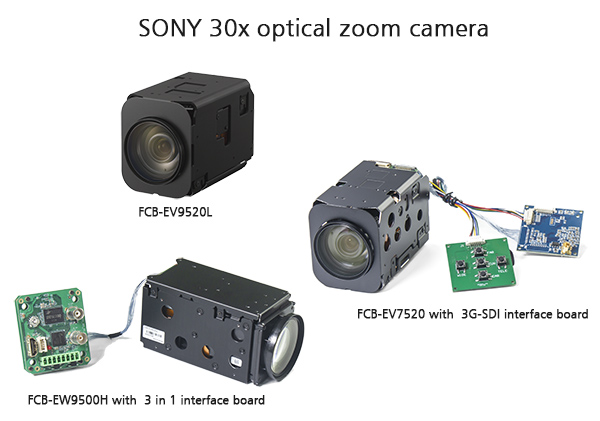 SONY 30x optical zoom camera