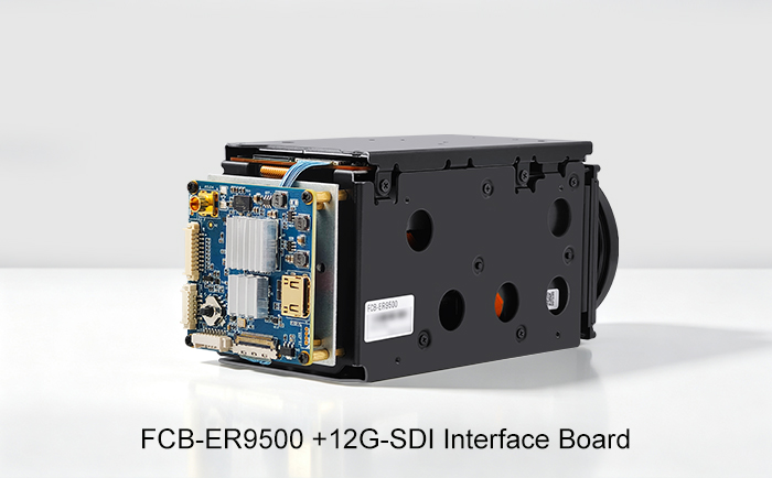 Sony FCB-ER9500 Paired with 12G-SDI Interface Board