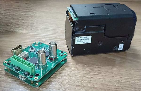 FCB-EV9520L with 3 in 1 interface board