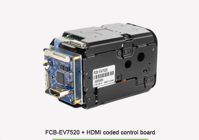 FCB-EV7520 with HDMI interface board