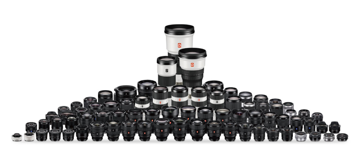 SONY E-mount lenses