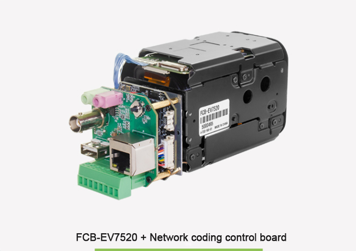 FCB-EV7520 with RJ45 interface board
