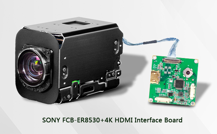 SONY FCB-ER8530 + 4K HDMI Interface Board