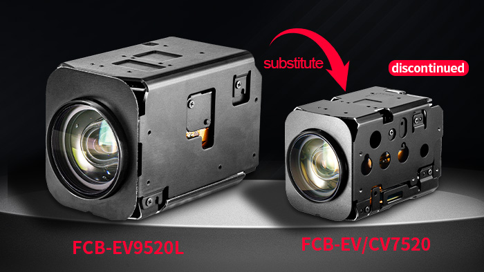 SONY FCB-EV9520L replaces FCB-EV7520