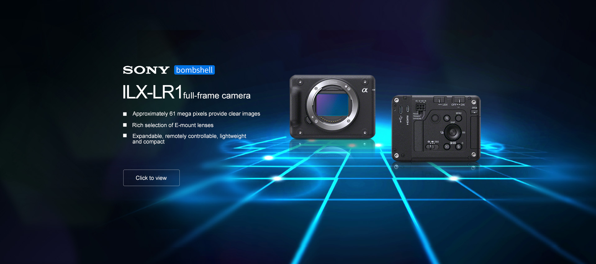 SONY ILX-LR1 full-frame camera
