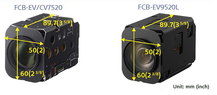 FCB-EV9520L and FCB-EV7520